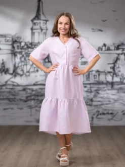 ROOSAmekko (lila pellava)