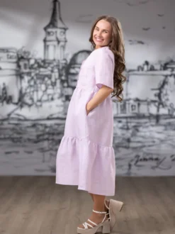 ROOSAmekko (lila pellava)