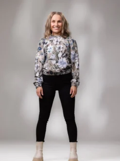 SAANApaita (Ritarinkannus vaaleansininen / greige joustocollege)