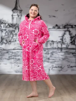 SAUNAtakki (Kukkaniitty pinkki joustofrotee)