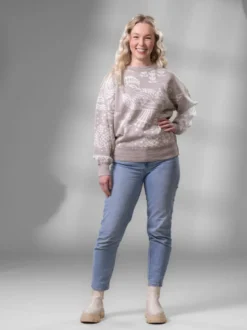 SIELULINTUneule (beige / luonnonvalkoinen merinovilla)