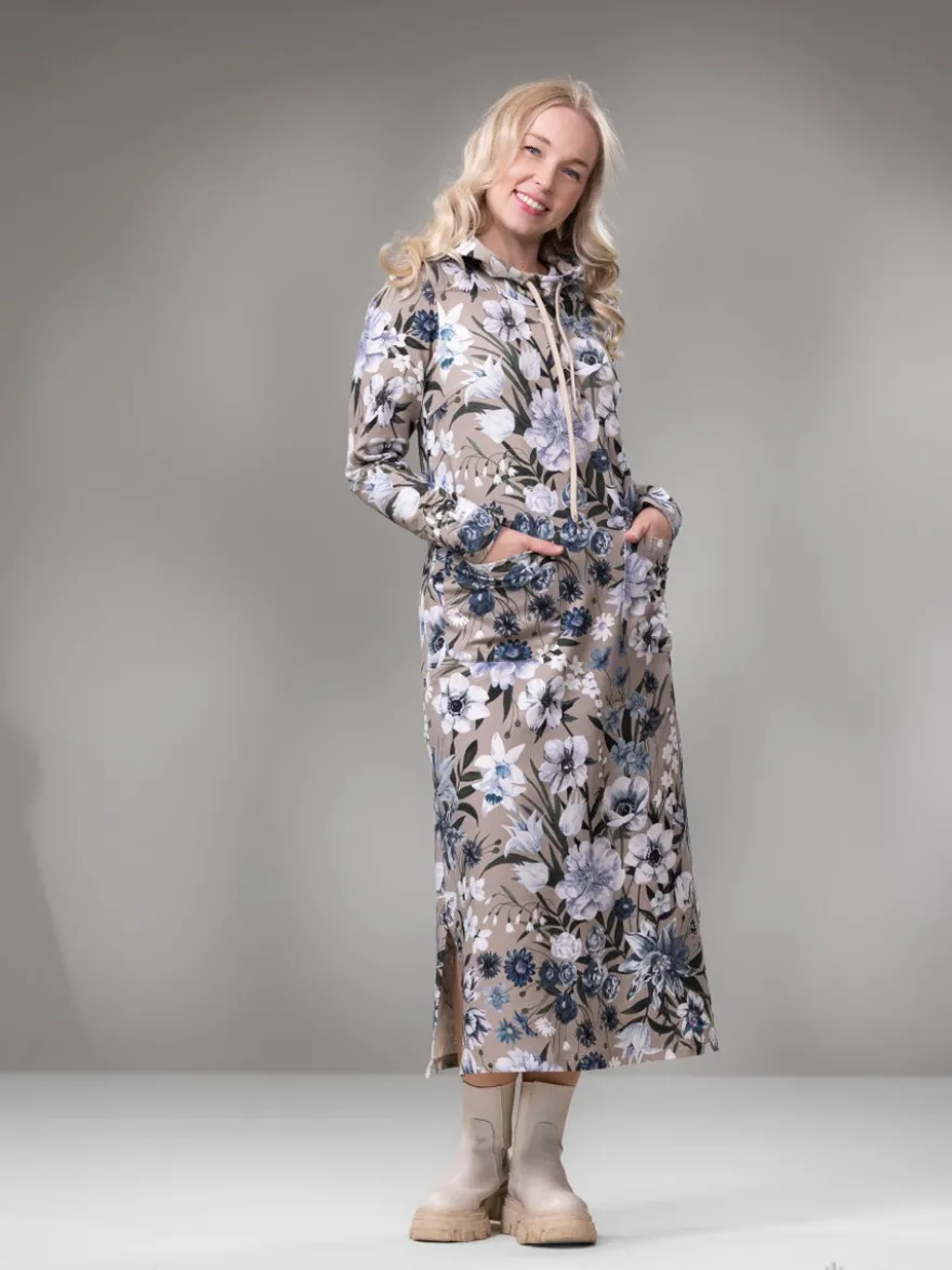 SLOWmekko (Ritarinkannus vaaleansininen / greige joustocollege)