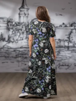 SUVImekko maxi (Metsäkylpy sininen / hiilenmusta trikoo)