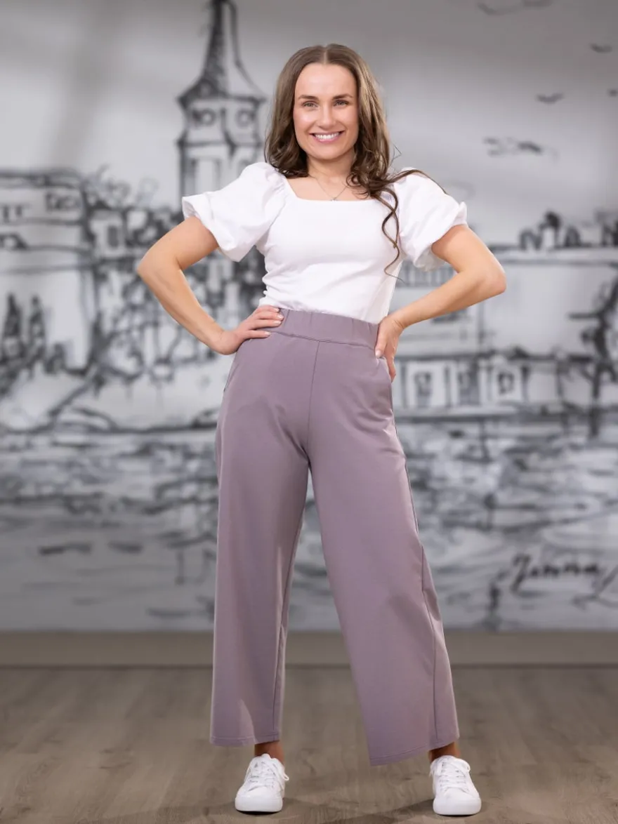 SWINGhousut (taupe joustocollege)