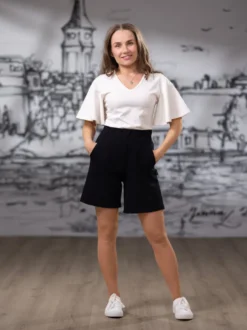 SWINGshortsit (musta joustocollege)