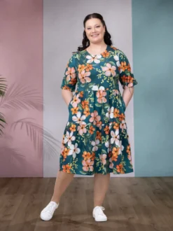 VILMAmekko lyhythiha (Love you oranssi / petrooli trikoo)