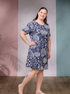 YÖmekko lyhyt helma (Mummola yönsininen trikoo)