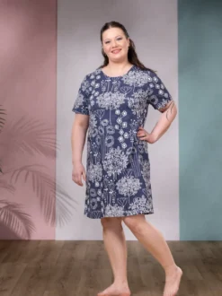 YÖmekko lyhyt helma (Mummola yönsininen trikoo)