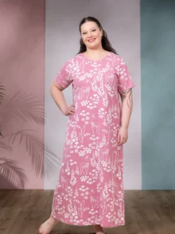 YÖmekko lyhythiha (Kauris vanharoosa trikoo)