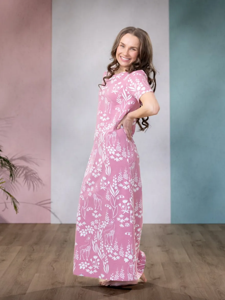 YÖmekko lyhythiha (Kauris vanharoosa trikoo)