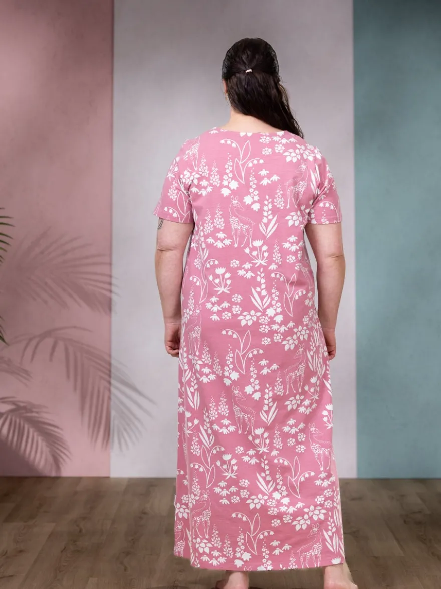 YÖmekko lyhythiha (Kauris vanharoosa trikoo)