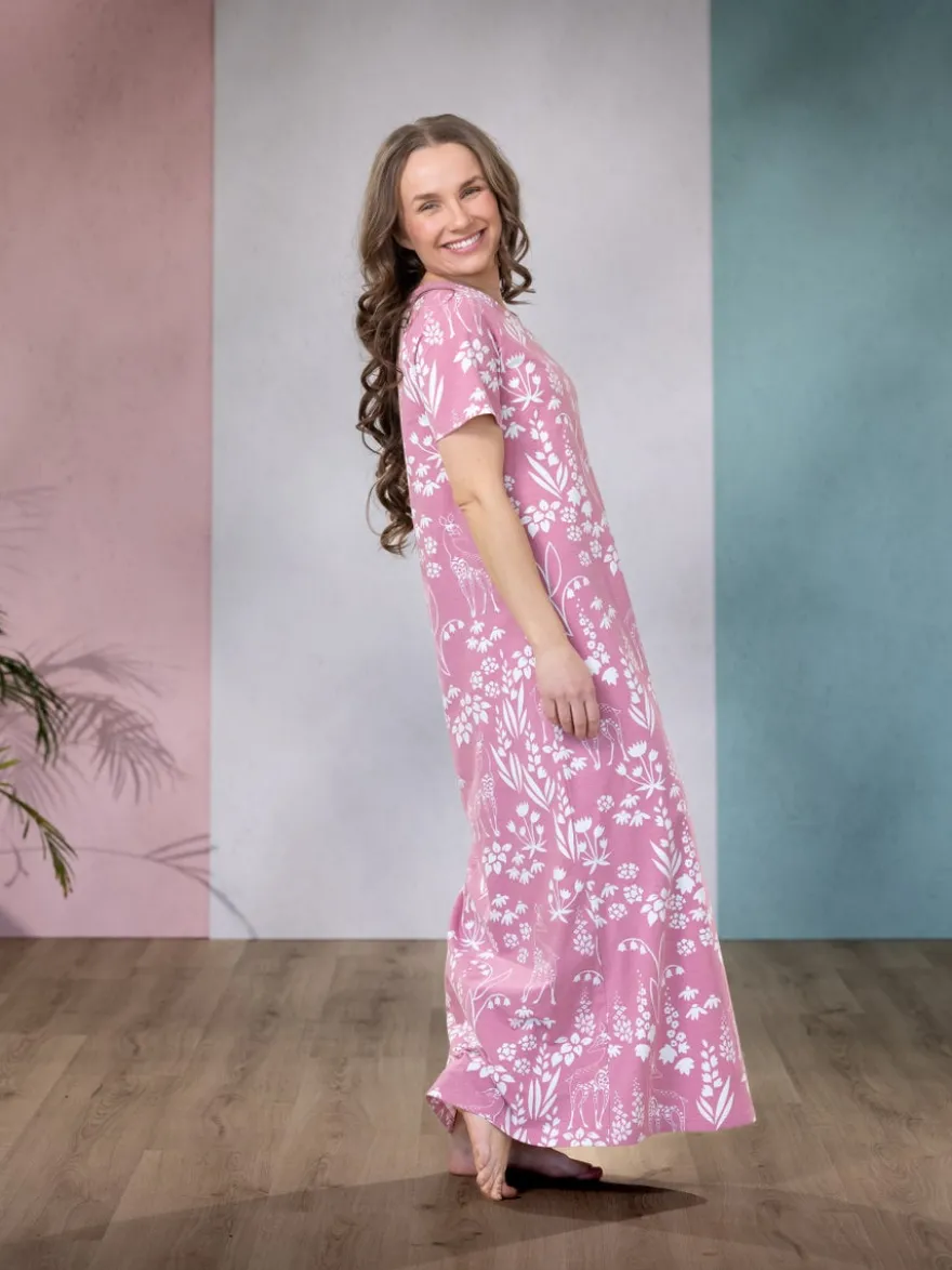 YÖmekko lyhythiha (Kauris vanharoosa trikoo)